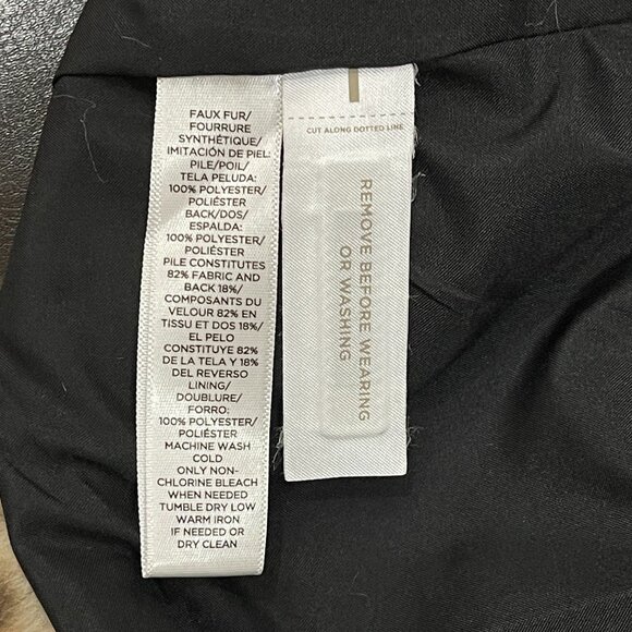 Loft Petites Faux Fur Coat Leopard Cheetah Animal PXS Jacket Lined Worn Once! - Picture 6 of 6